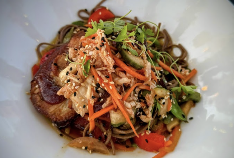 The Reef signature dishes Warm Lobster RollLobster BisqueLobster Salad